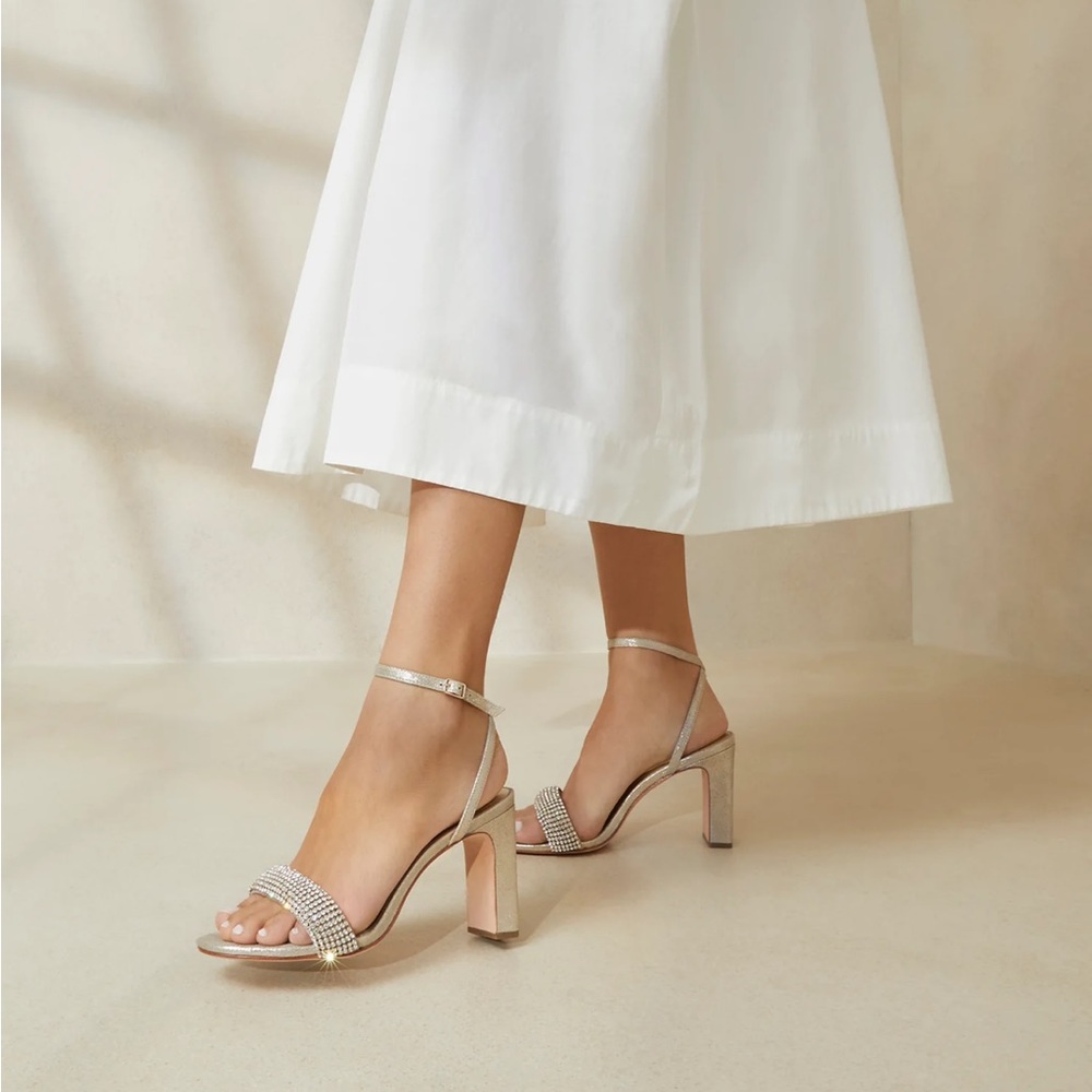 Loeffler Randall Shay Cappuccino Rhinestone Heel